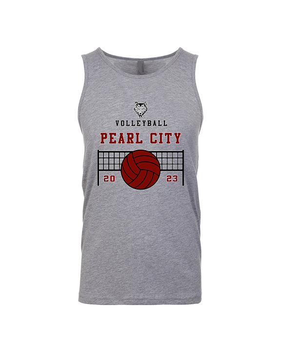 Pearl City HS Volleyball Vball Net - Tank Top