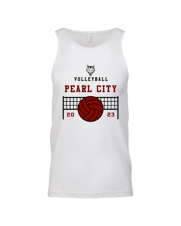 Pearl City HS Volleyball Vball Net - Tank Top