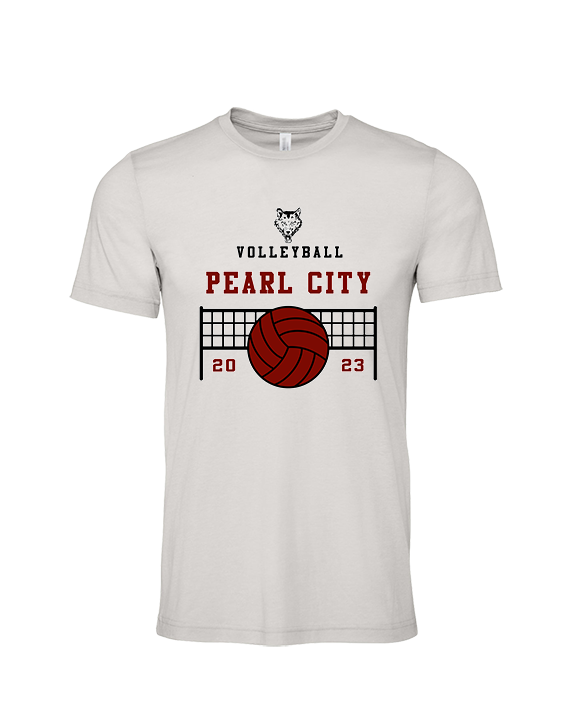 Pearl City HS Volleyball Vball Net - Tri-Blend Shirt