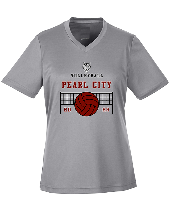 Pearl City HS Volleyball Vball Net - Womens Performance Shirt