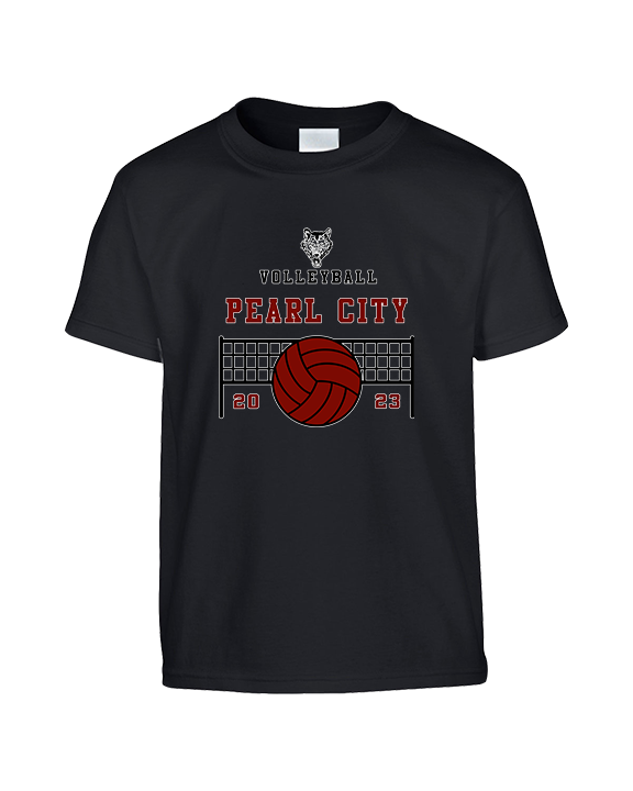 Pearl City HS Volleyball Vball Net - Youth Shirt