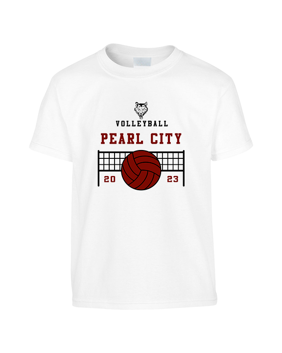 Pearl City HS Volleyball Vball Net - Youth Shirt