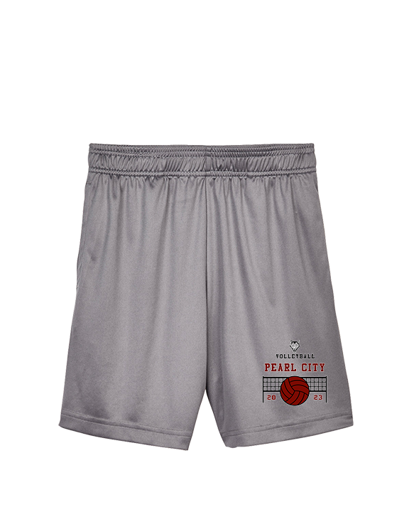 Pearl City HS Volleyball Vball Net - Youth Training Shorts