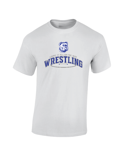 Peshtigo HS Leave it on the Mat (old logo) - Cotton T-Shirt