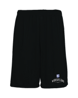 Peshtigo HS Leave it on the Mat (old logo) - 7" Training Shorts