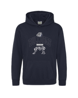 Peshtigo HS Outline - Cotton Hoodie