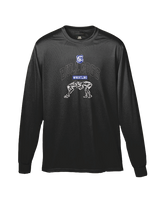 Peshtigo HS Outline (old logo) - Performance Long Sleeve