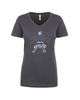 Peshtigo HS Outline (old logo) - Women’s V-Neck