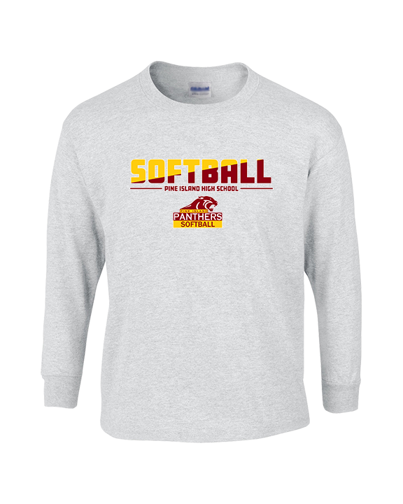 Pine Island HS Softball Cut - Cotton Longsleeve