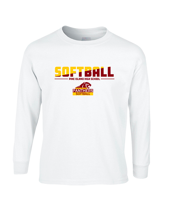 Pine Island HS Softball Cut - Cotton Longsleeve