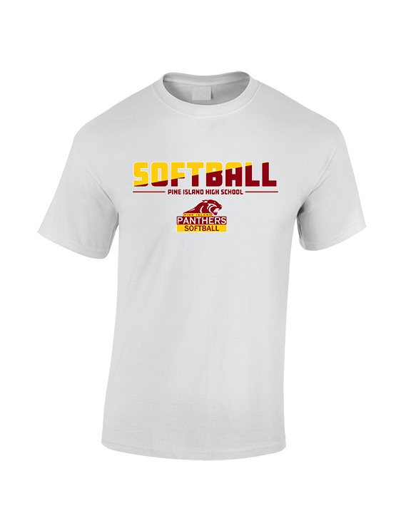 Pine Island HS Softball Cut - Cotton T-Shirt