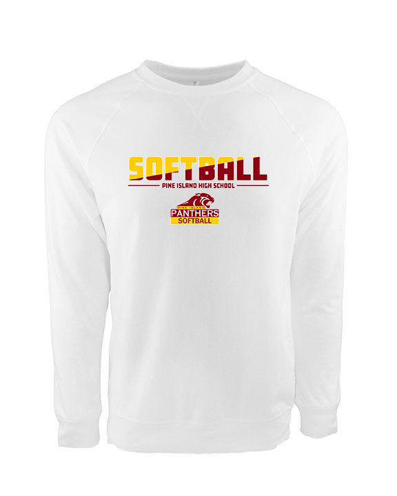 Pine Island HS Softball Cut - Crewneck Sweatshirt