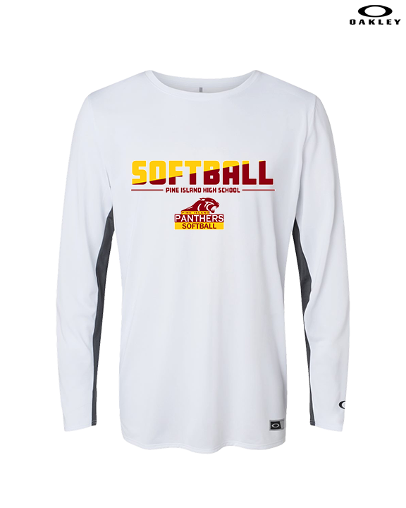 Pine Island HS Softball Cut - Mens Oakley Longsleeve