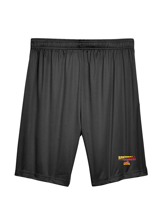 Pine Island HS Softball Cut - Mens Training Shorts with Pockets