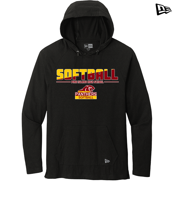 Pine Island HS Softball Cut - New Era Tri-Blend Hoodie