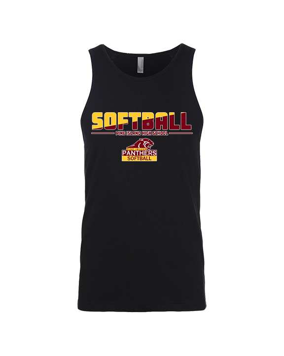 Pine Island HS Softball Cut - Tank Top