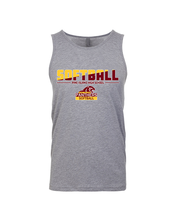 Pine Island HS Softball Cut - Tank Top