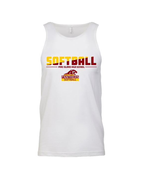 Pine Island HS Softball Cut - Tank Top