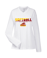 Pine Island HS Softball Cut - Womens Performance Longsleeve