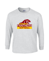 Pine Island HS Softball Logo - Cotton Longsleeve