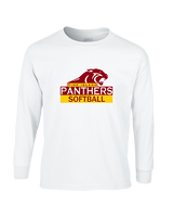 Pine Island HS Softball Logo - Cotton Longsleeve