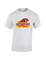 Pine Island HS Softball Logo - Cotton T-Shirt