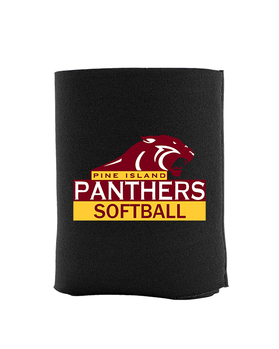 Pine Island HS Softball Logo - Koozie