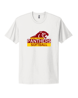 Pine Island HS Softball Logo - Mens Select Cotton T-Shirt