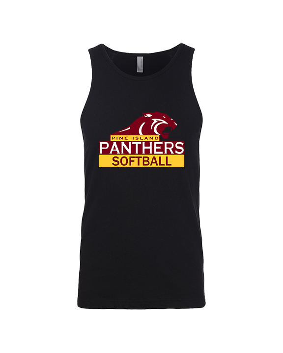 Pine Island HS Softball Logo - Tank Top