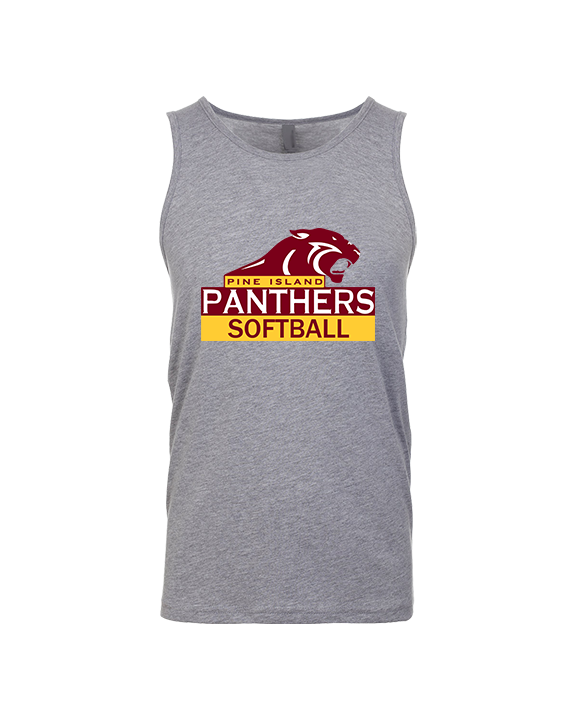 Pine Island HS Softball Logo - Tank Top