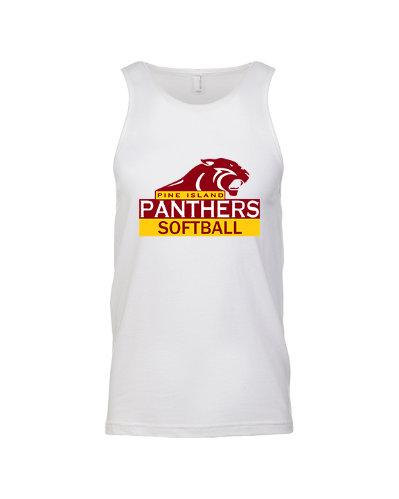 Pine Island HS Softball Logo - Tank Top