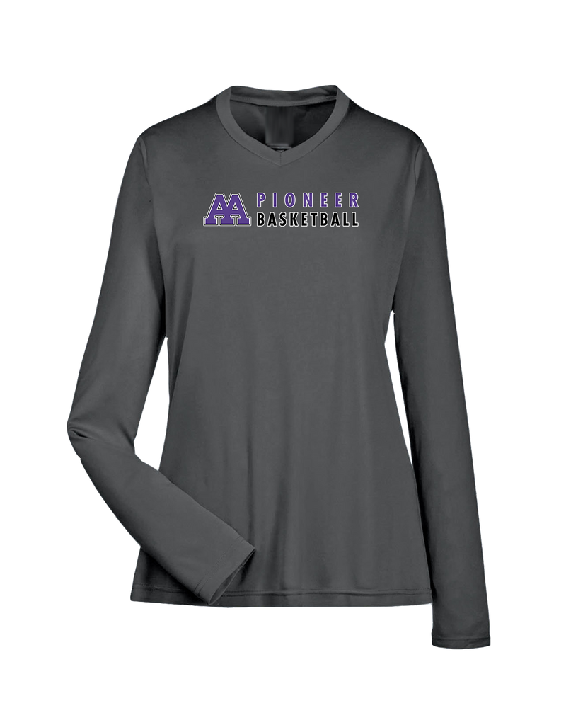 Pioneer HS Girls Basketball Basic - Womens Performance Long Sleeve