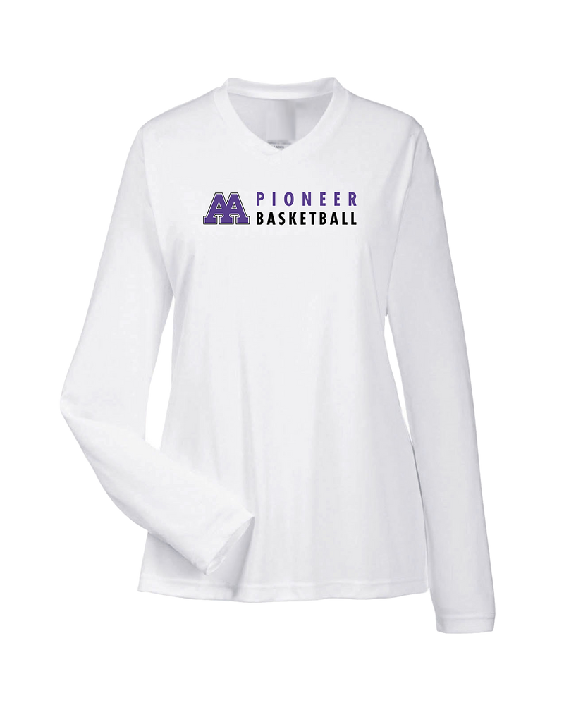 Pioneer HS Girls Basketball Basic - Womens Performance Long Sleeve