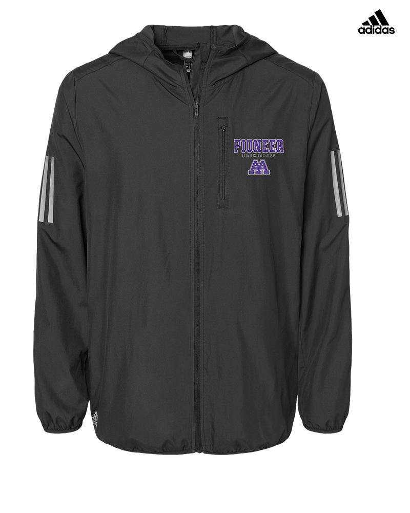 Pioneer HS Girls Basketball Basic - Adidas Men's Windbreaker