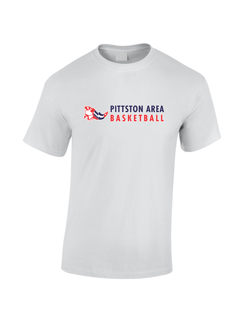 Pittston Area HS Boys Basketball Basic - Cotton T-Shirt