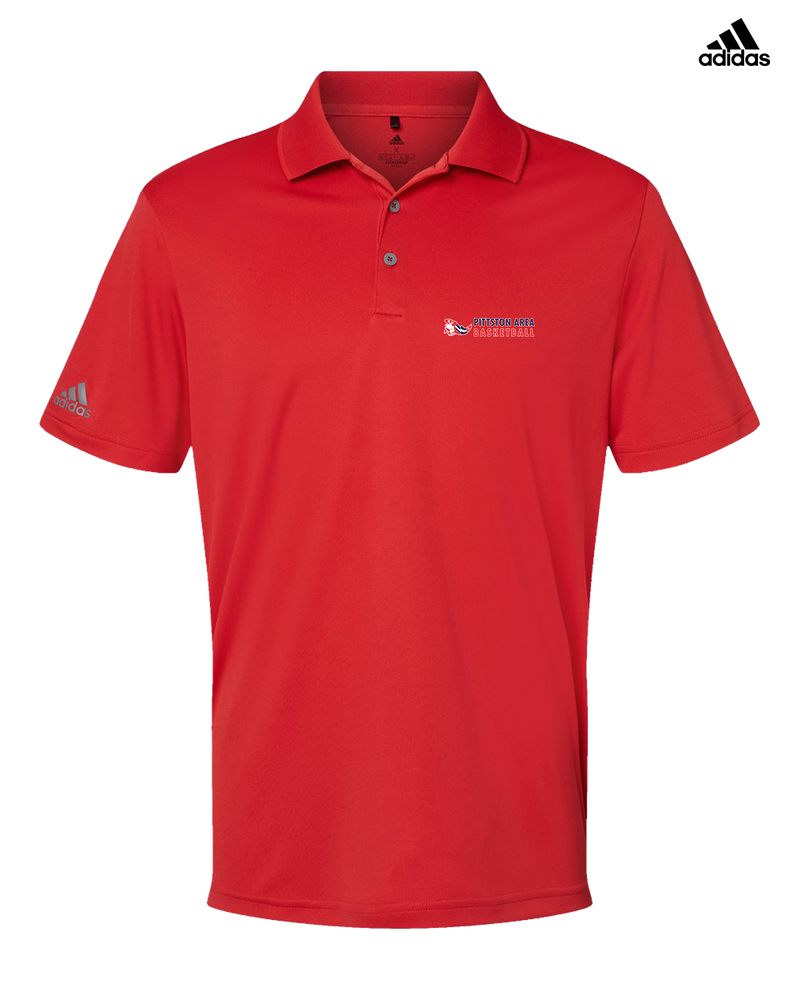 Pittston Area HS Boys Basketball Basic - Adidas Men's Performance Polo