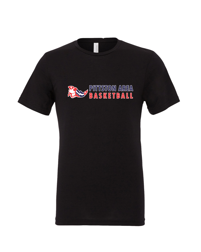 Pittston Area HS Boys Basketball Basic - Mens Tri Blend Shirt