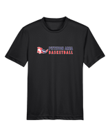 Pittston Area HS Boys Basketball Basic - Youth Performance T-Shirt