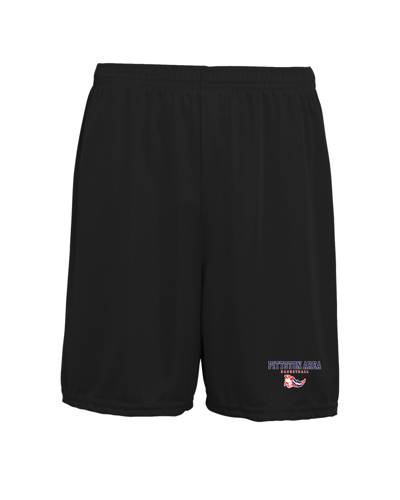 Pittston Area HS Boys Basketball Block - 7 inch Training Shorts