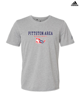Pittston Area HS Boys Basketball Block - Adidas Men's Performance Shirt
