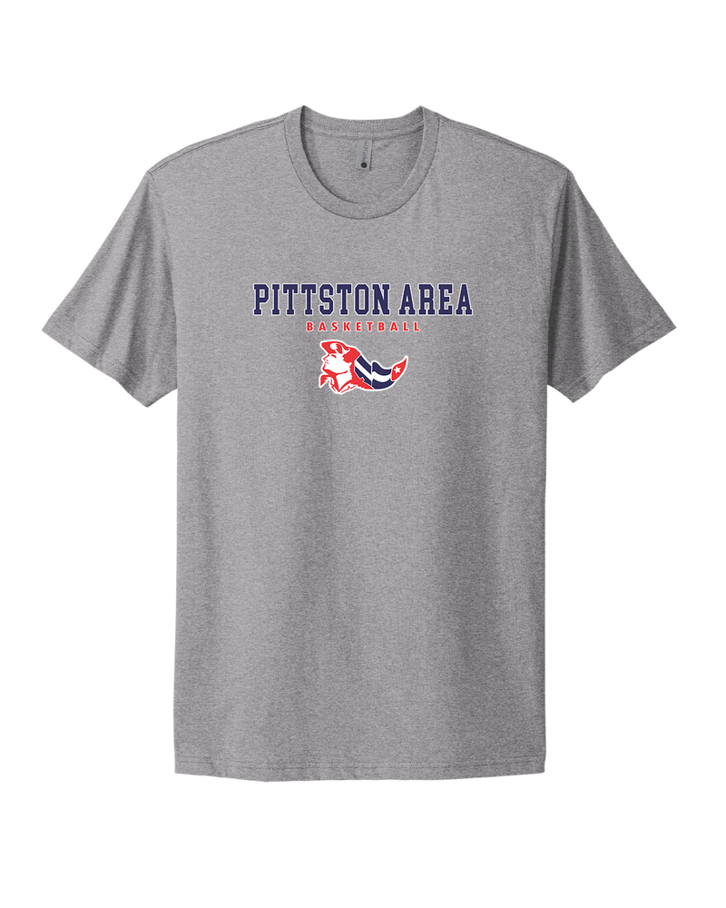 Pittston Area HS Boys Basketball Block - Select Cotton T-Shirt