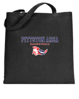 Pittston Area HS Boys Basketball Block - Tote Bag