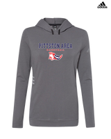 Pittston Area HS Boys Basketball Block - Adidas Women's Lightweight Hooded Sweatshirt