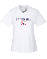 Pittston Area HS Boys Basketball Block - Womens Performance Shirt