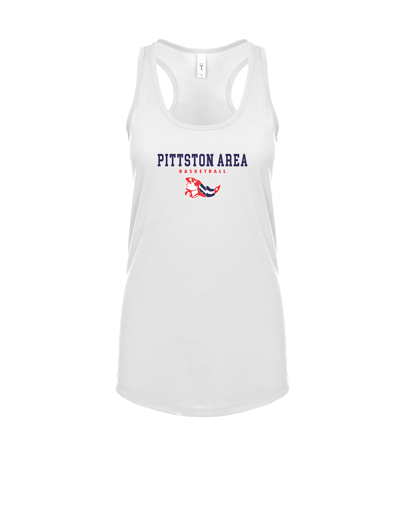 Pittston Area HS Boys Basketball Block - Womens Tank Top
