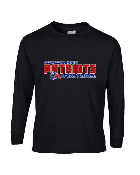 Pittston Area HS Football Bold - Cotton Longsleeve