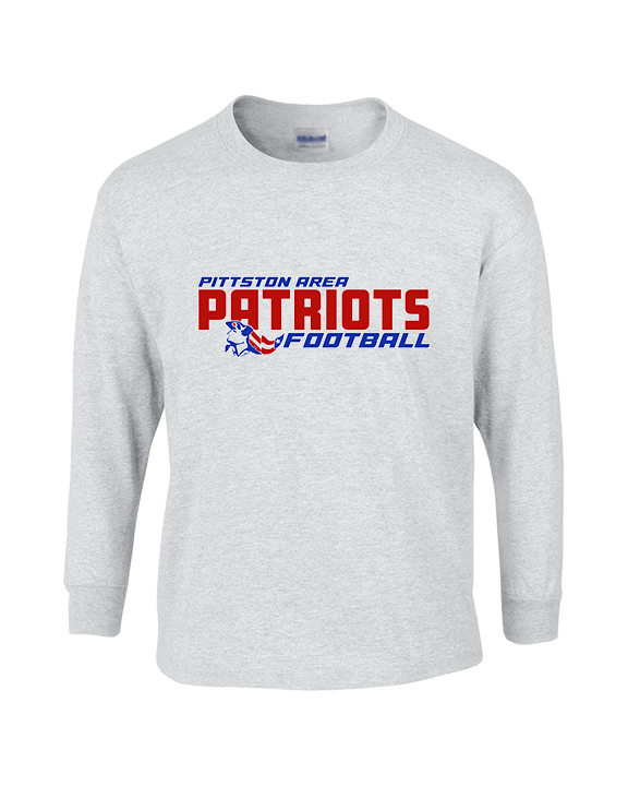 Pittston Area HS Football Bold - Cotton Longsleeve