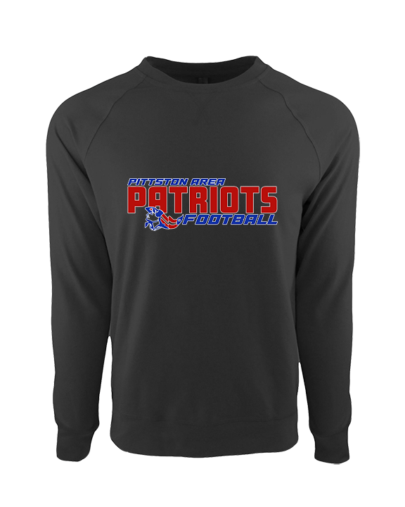 Pittston Area HS Football Bold - Crewneck Sweatshirt