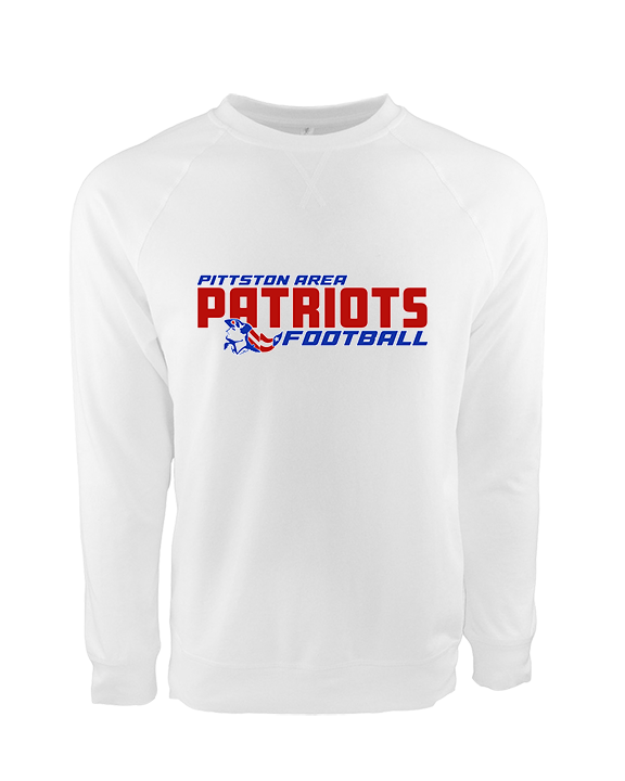 Pittston Area HS Football Bold - Crewneck Sweatshirt