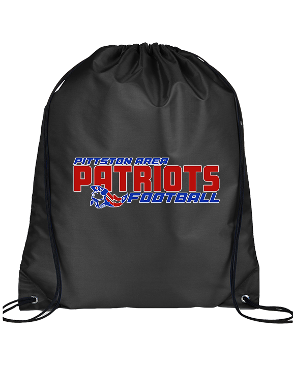 Pittston Area HS Football Bold - Drawstring Bag